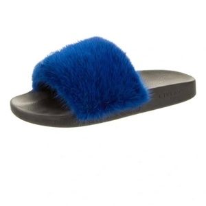 Givenchy Fur Slides